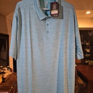 Antigua Men's Blue Polo Shirt